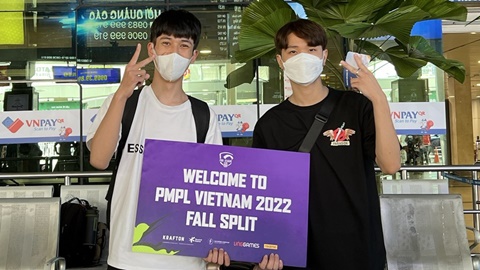 PMPL VN mùa Thu 2022: Các đội tuyển đặt chân tới TP. Hồ Chí Minh, chuẩn bị cho vòng chung kết VN Finals